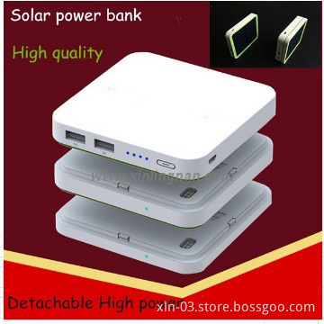 High Capacity solar energy Power Bank Charger Dual USB output